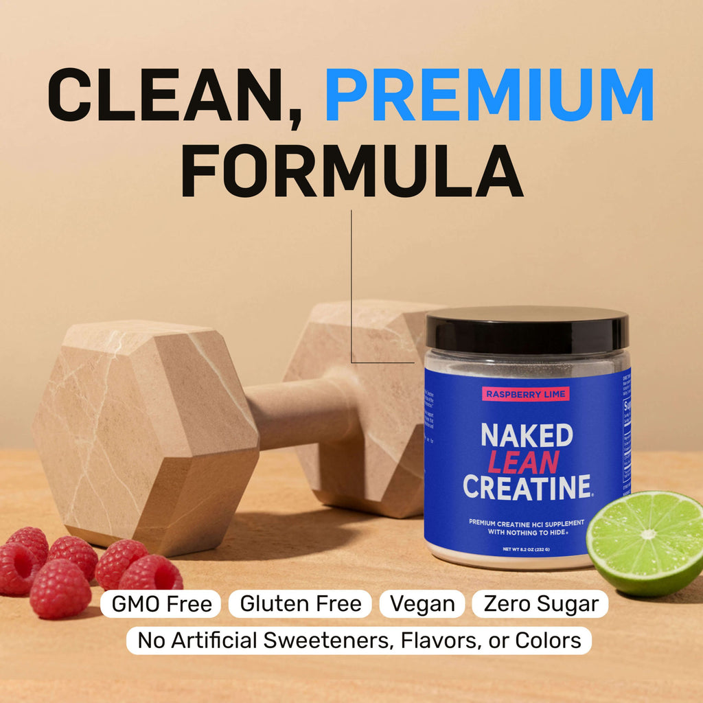 Raspberry Lime Creatine HCl Powder - Raspberry Lime for Flexible Active - Nutrition Use