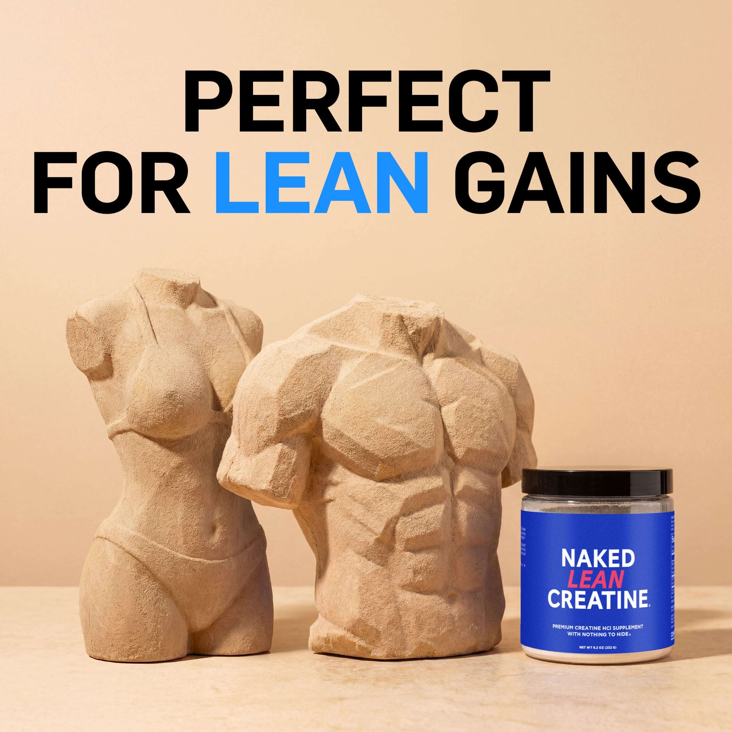 Creatine HCl Powder - Unflavored for Flexible Active - Nutrition Use