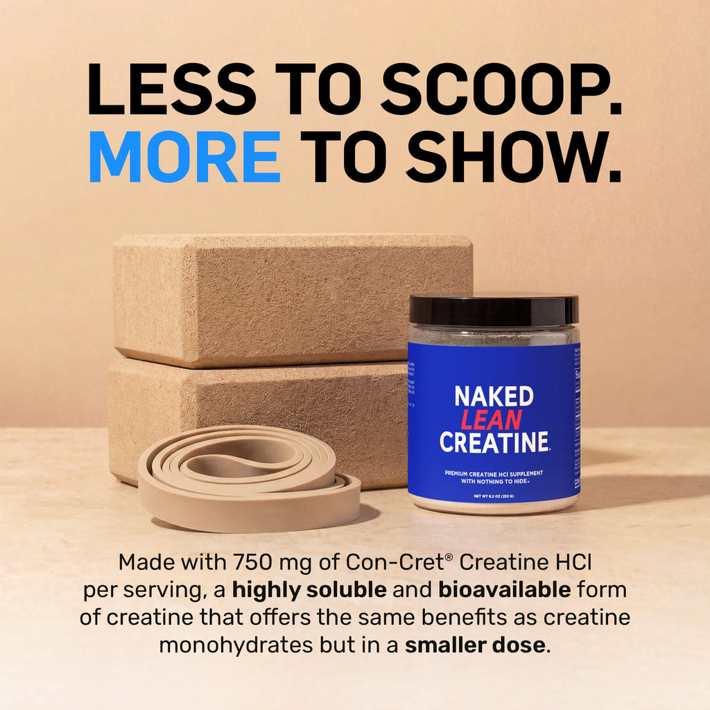 Creatine HCl Powder - Unflavored for Flexible Active - Nutrition Use