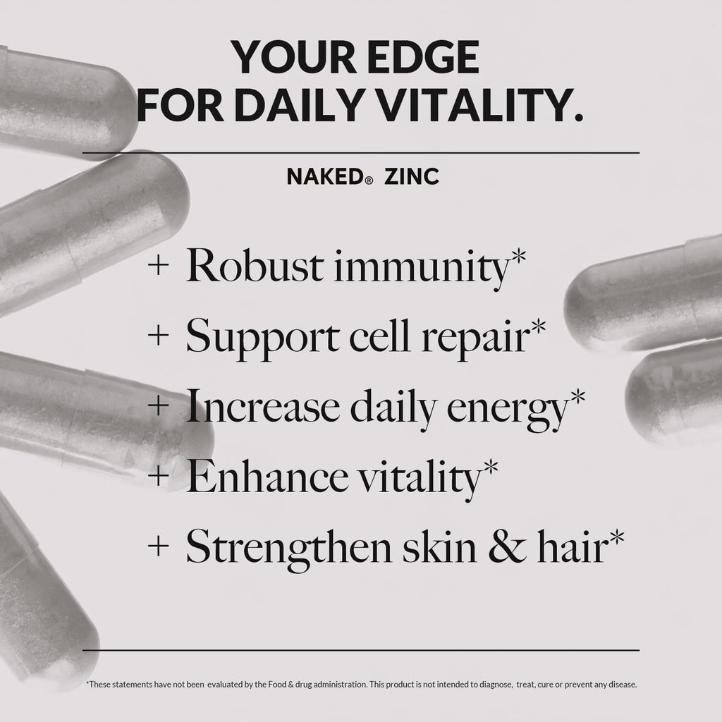 Daily Zinc Supplement - Zinc with a Practical Nutrition Supplement Format