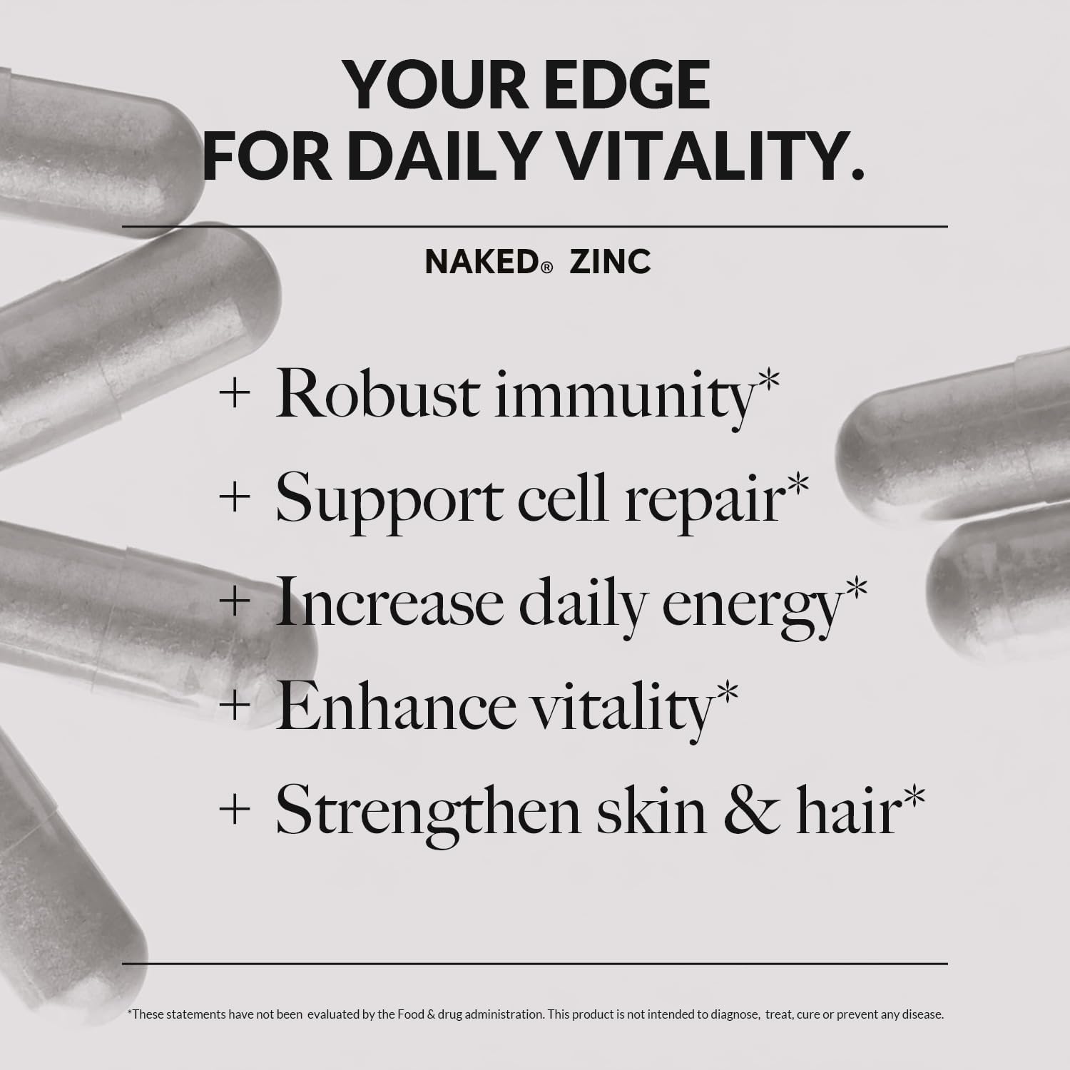 Daily Zinc Supplement - Zinc with a Practical Nutrition Supplement Format