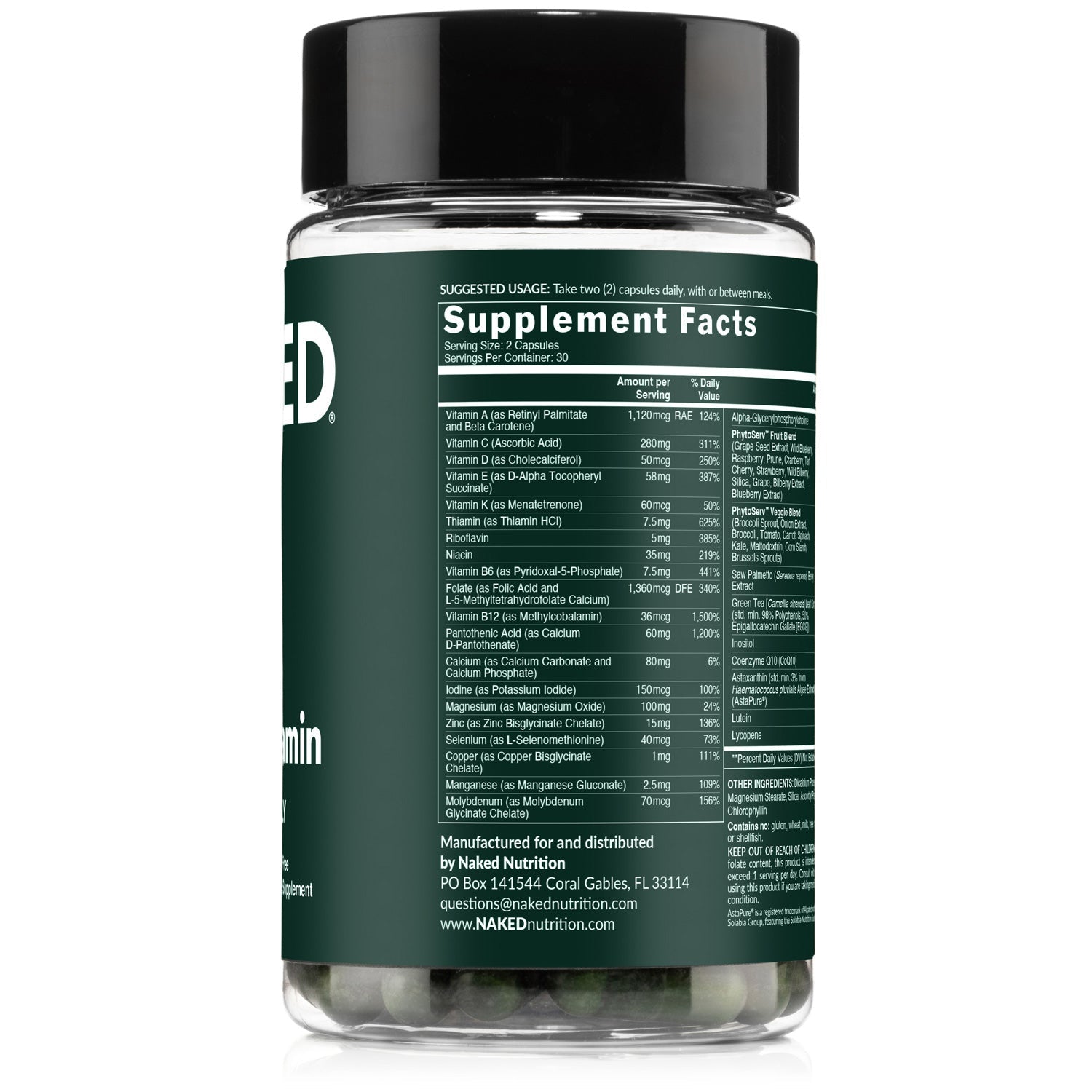 Multivitamin for Men - Mens with a Practical Nutrition Supplement Format