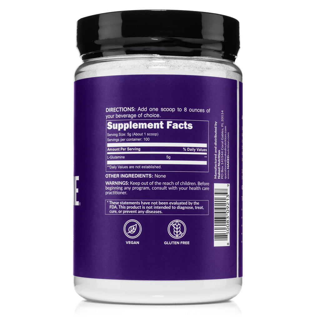Glutamine Powder - 1.1LB for Flexible Active - Nutrition Use
