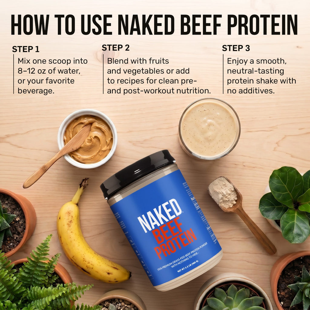 Beef Protein Powder - Unflavored with a Straightforward Protein Formula
