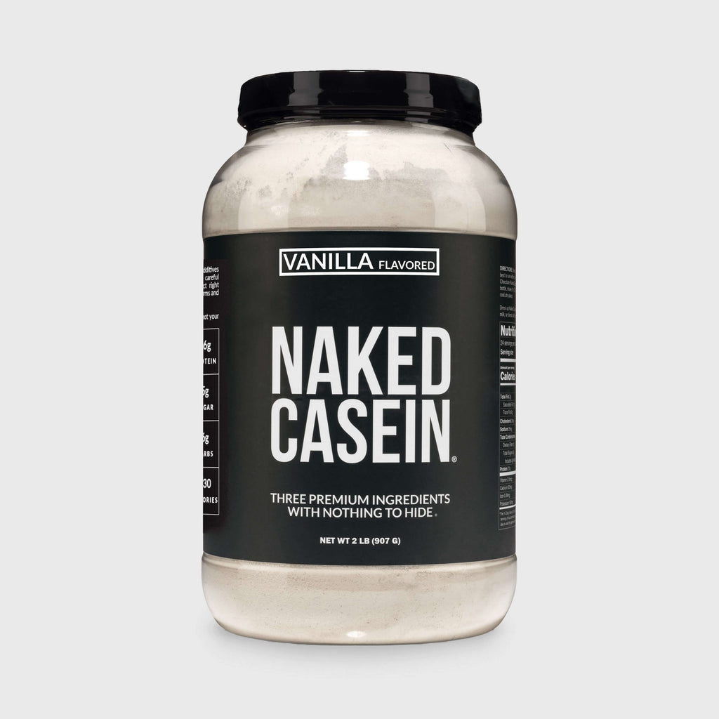 Vanilla Casein Protein Powder - Vanilla - Standard Size with a Straightforward Protein Formula