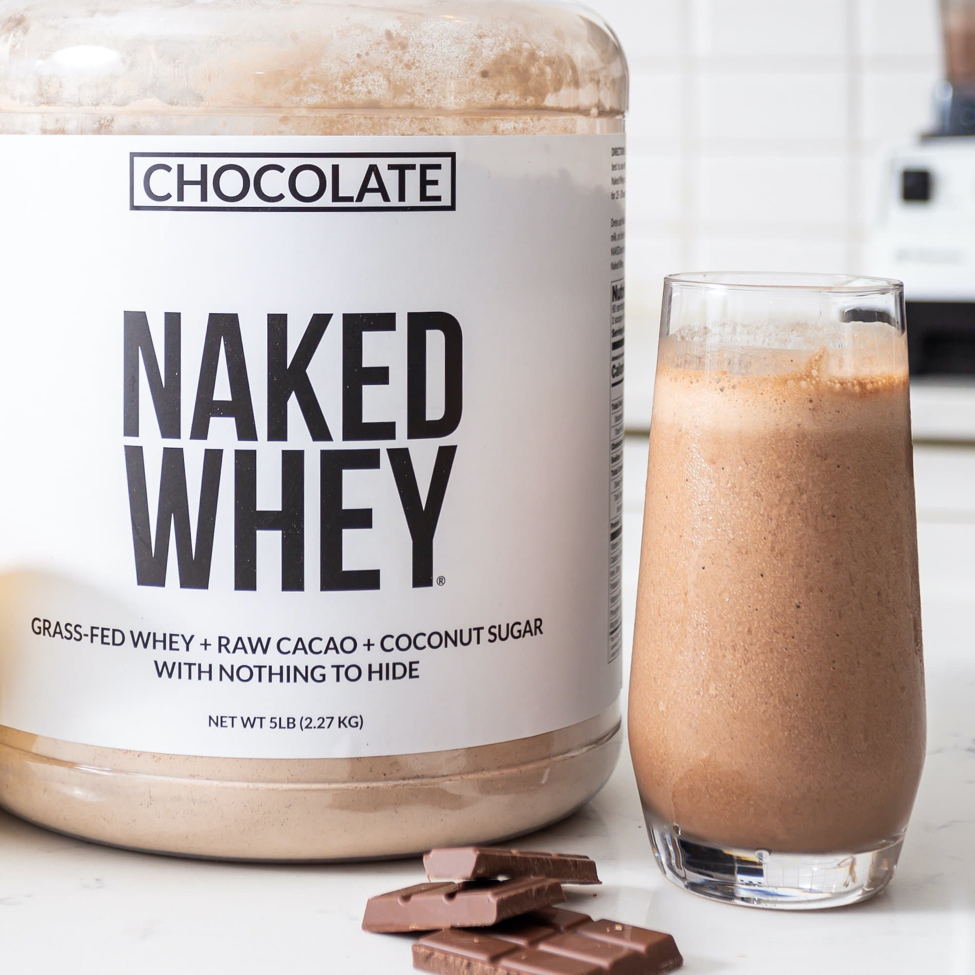 Chocolate Whey Protein Powder - Chocolate - Value Size with a Straightforward Protein Formula