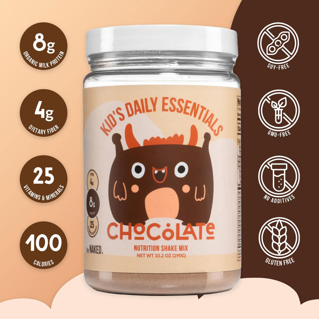 Kids Nutrition Shake - Chocolate Formula with a Practical Kids Nutrition Format