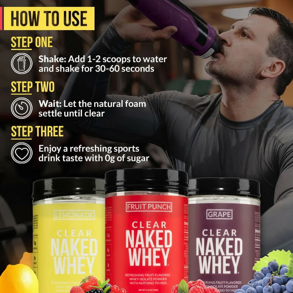Grape Whey Protein Isolate - Grape with a Practical Everyday Format