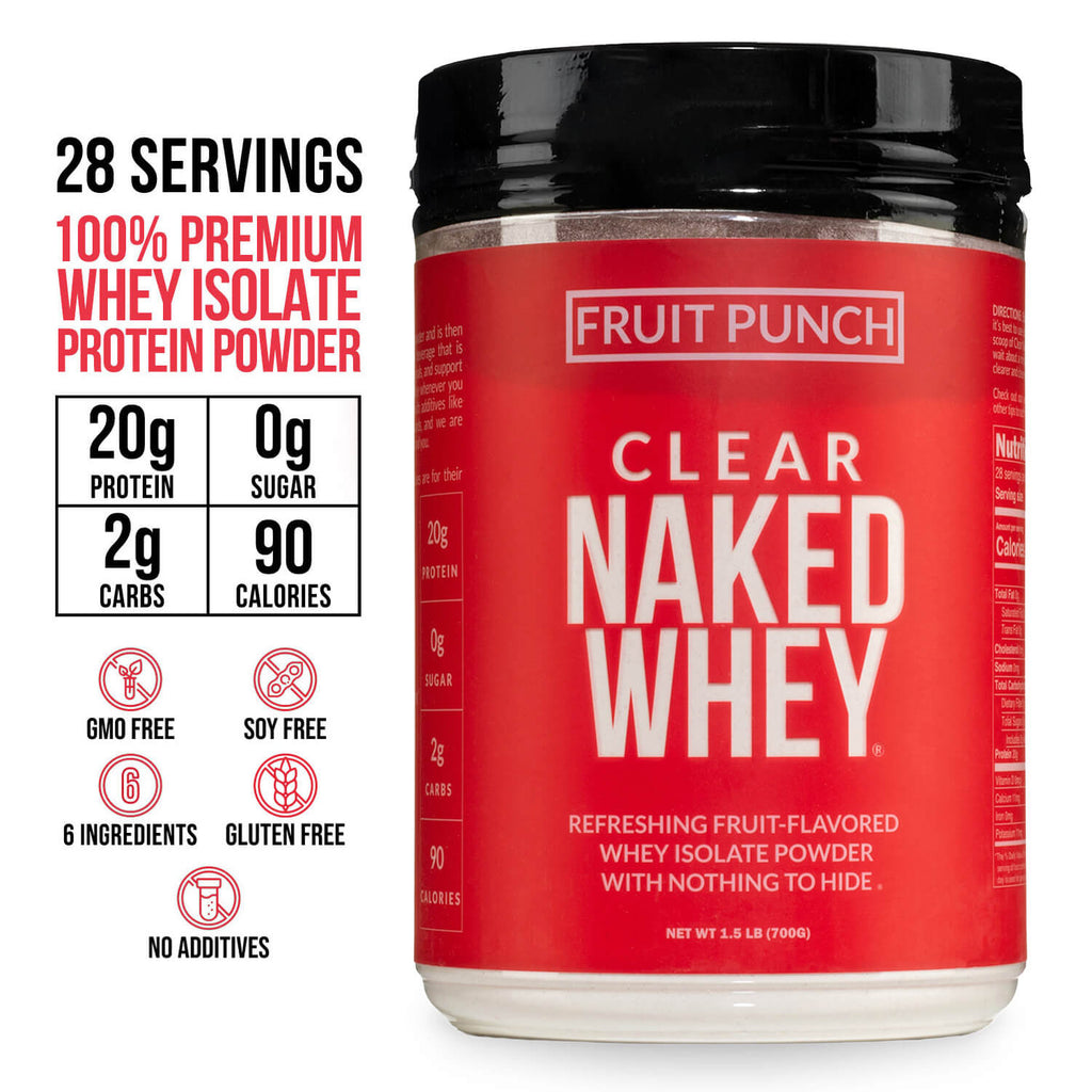 Fruit Punch Whey Protein Isolate - Fruit Punch with a Practical Everyday Format