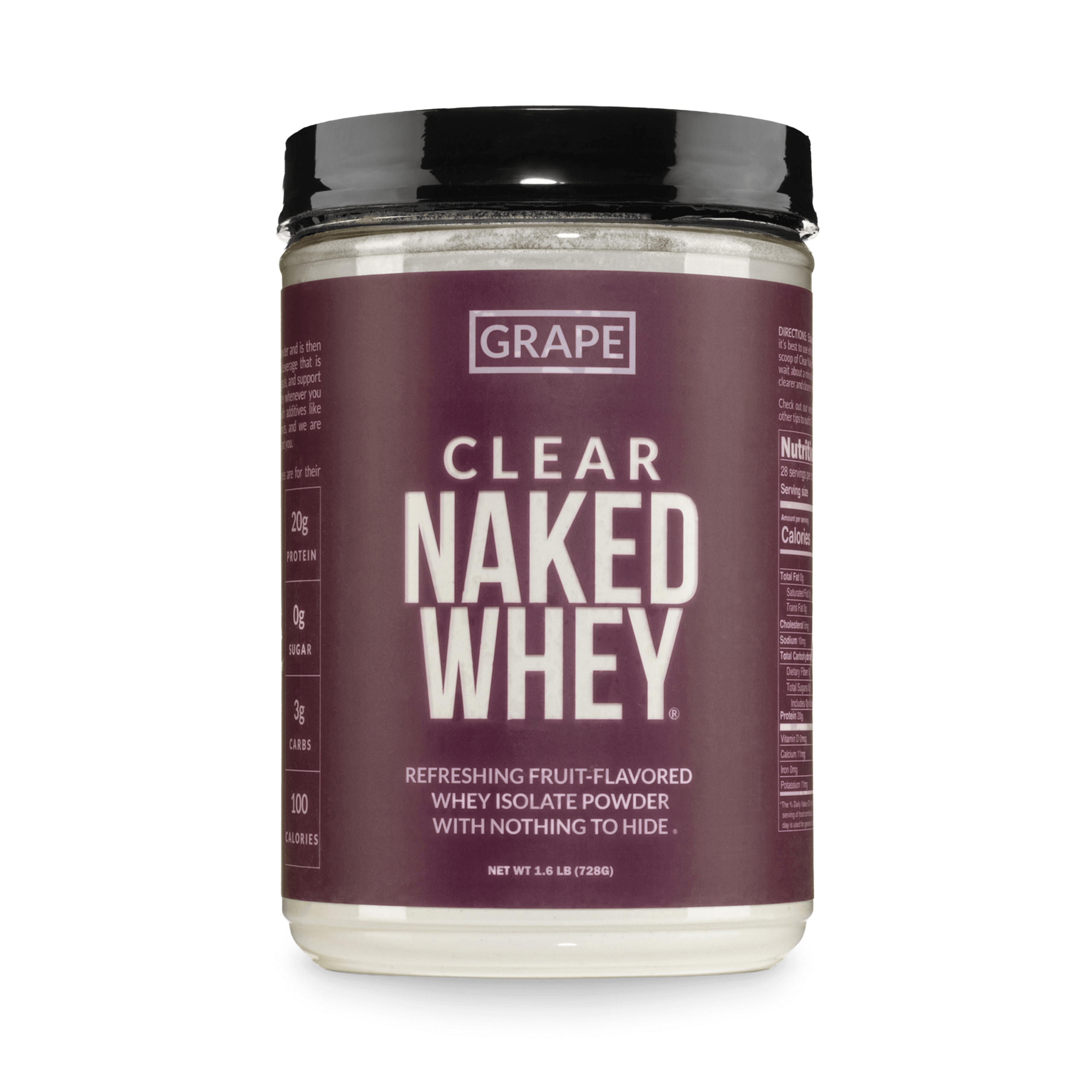 Grape Whey Protein Isolate - Grape with a Practical Everyday Format
