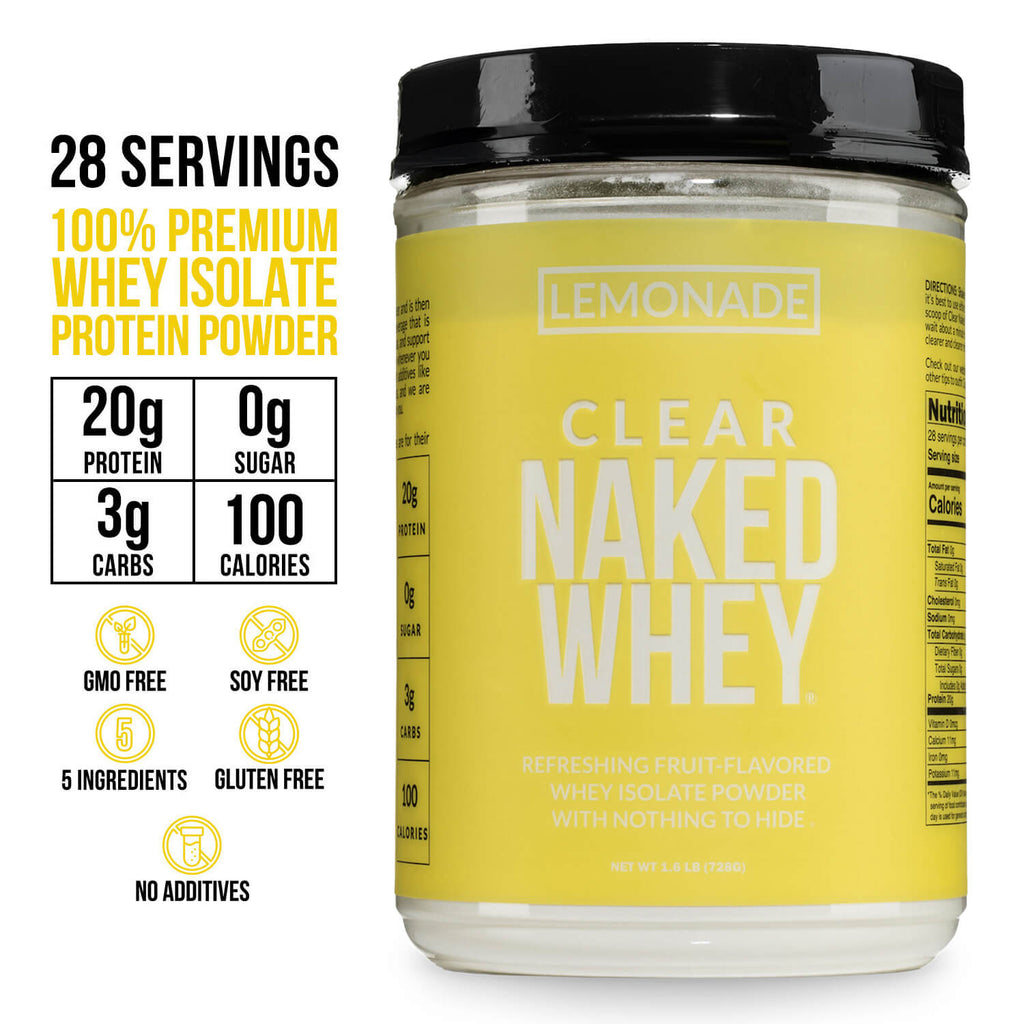 Lemonade Whey Protein Isolate - Lemonade with a Practical Everyday Format
