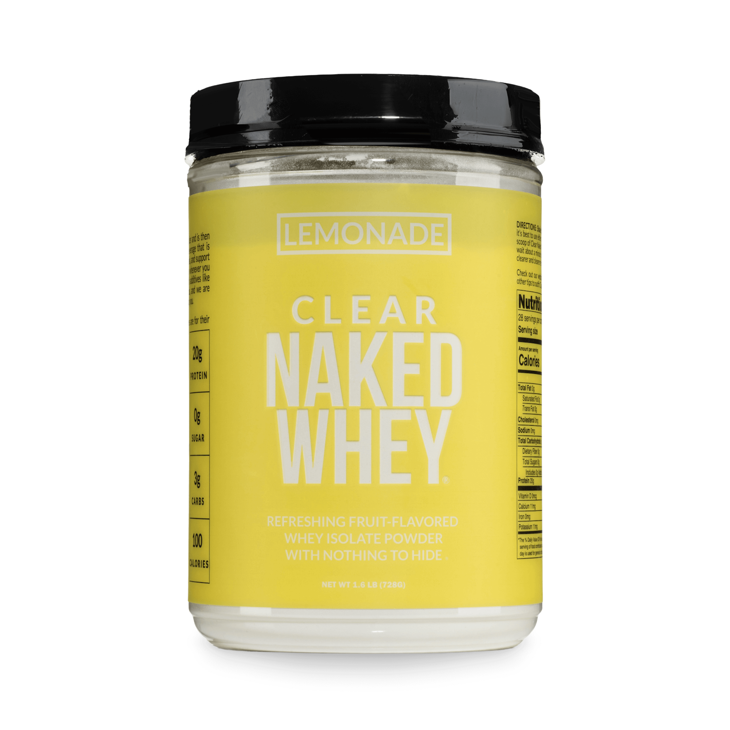 Lemonade Whey Protein Isolate - Lemonade with a Practical Everyday Format
