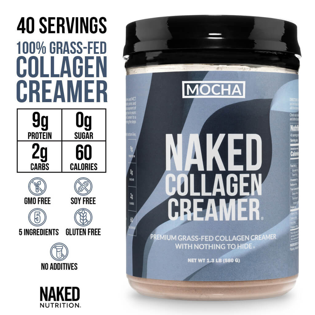Mocha Coffee Creamer - Mocha Collagen Creamer for Easy Mixing at Home or On the Go