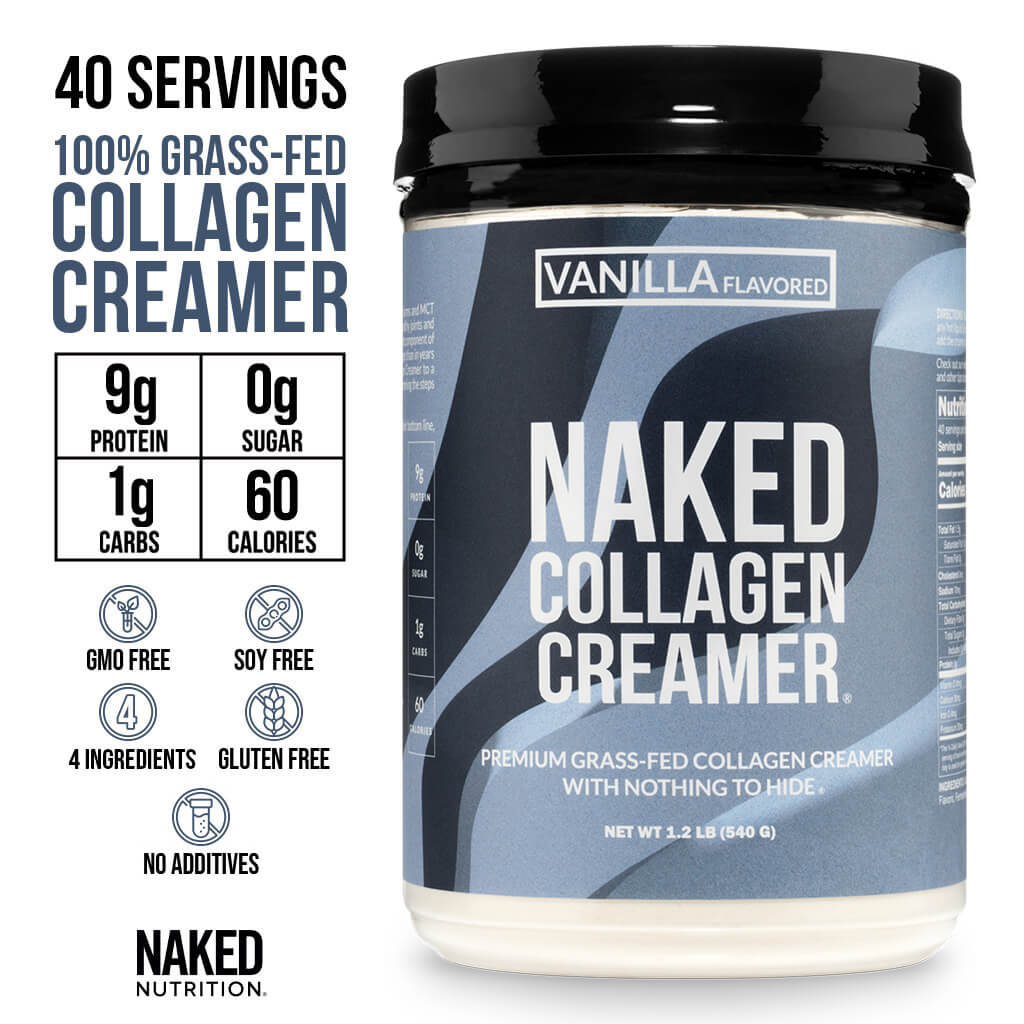 Vanilla Collagen Creamer - Vanilla Collagen Creamer for Easy Mixing at Home or On the Go