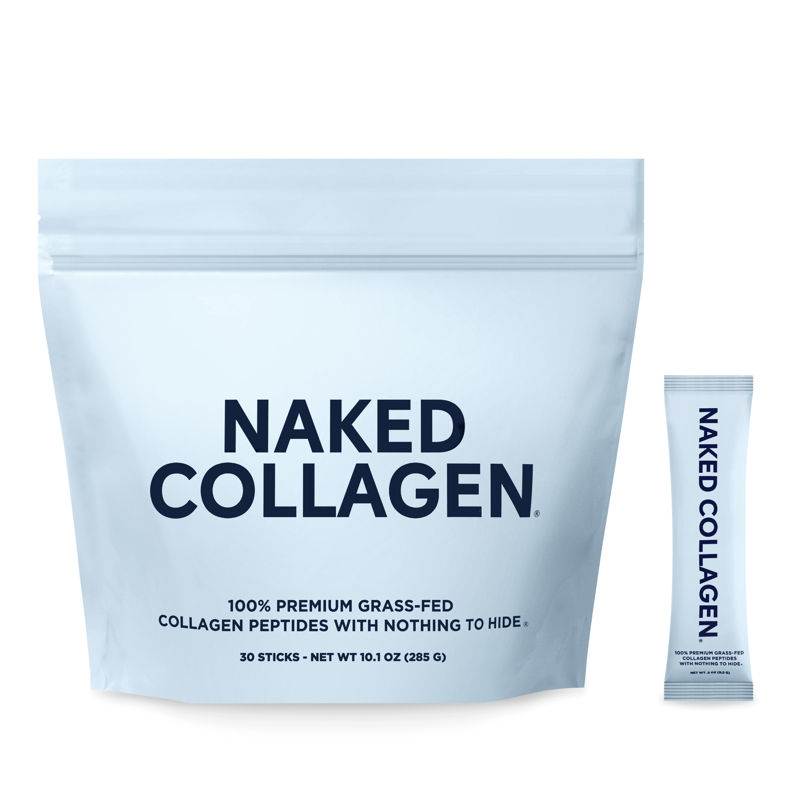 Collagen Peptides Packets - Stick Packs for Easy Mixing at Home or On the Go