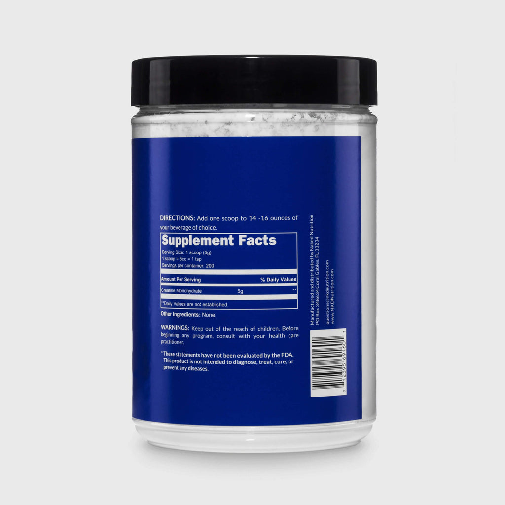 Creatine Monohydrate Powder - Unflavored - Value Size for Flexible Active - Nutrition Use