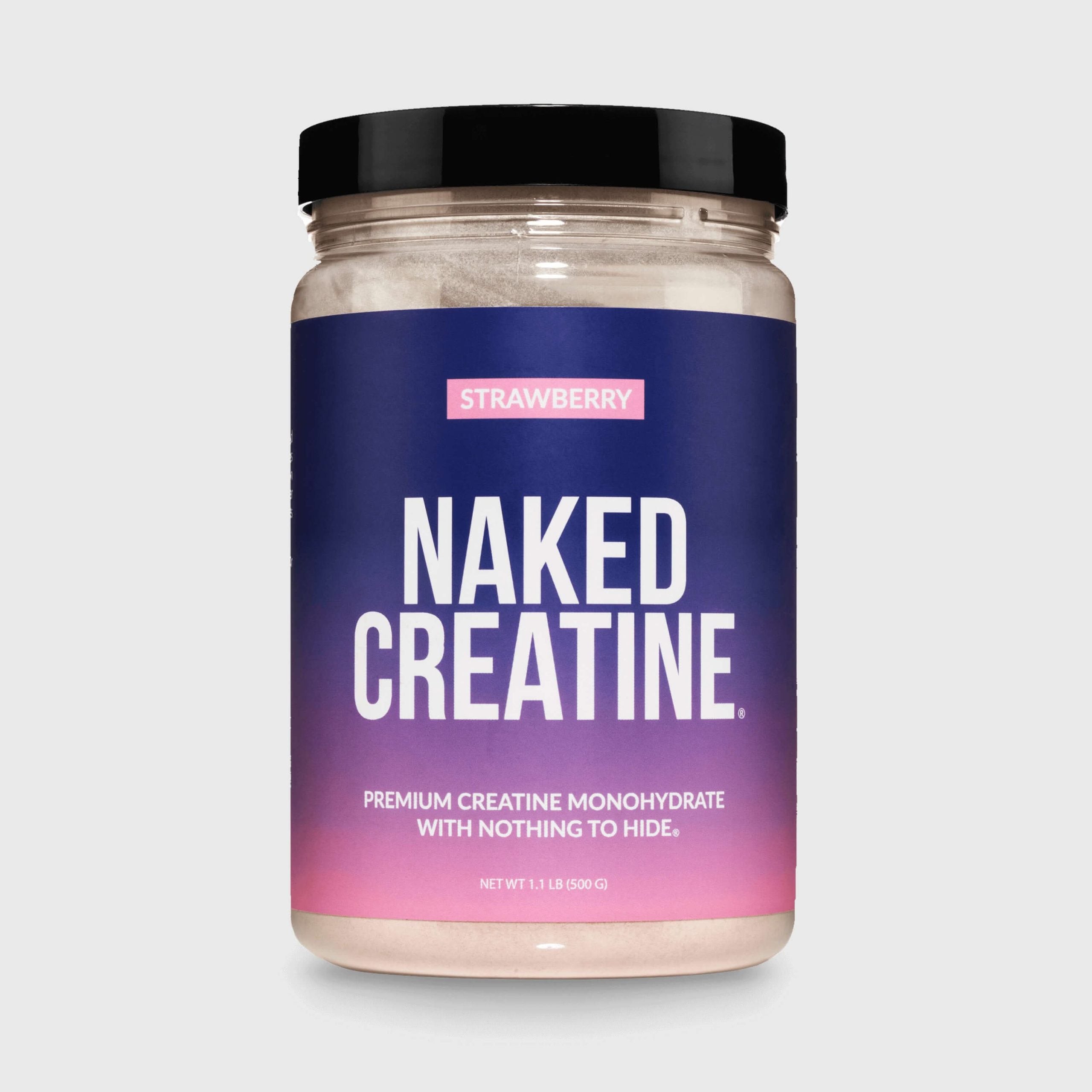 Strawberry Creatine Monohydrate Powder - Strawberry for Flexible Active - Nutrition Use
