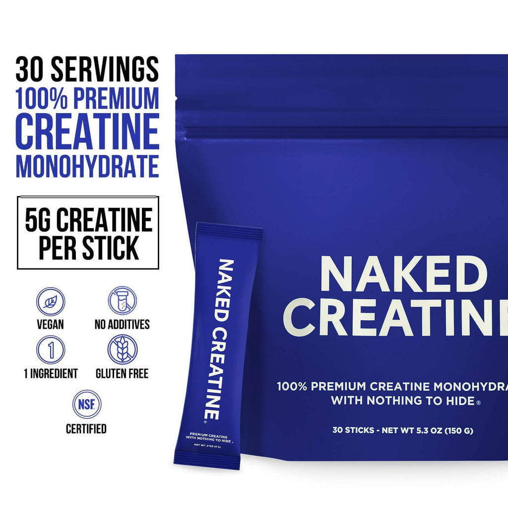Creatine Travel Packets - Unflavored Sticks for Flexible Active - Nutrition Use