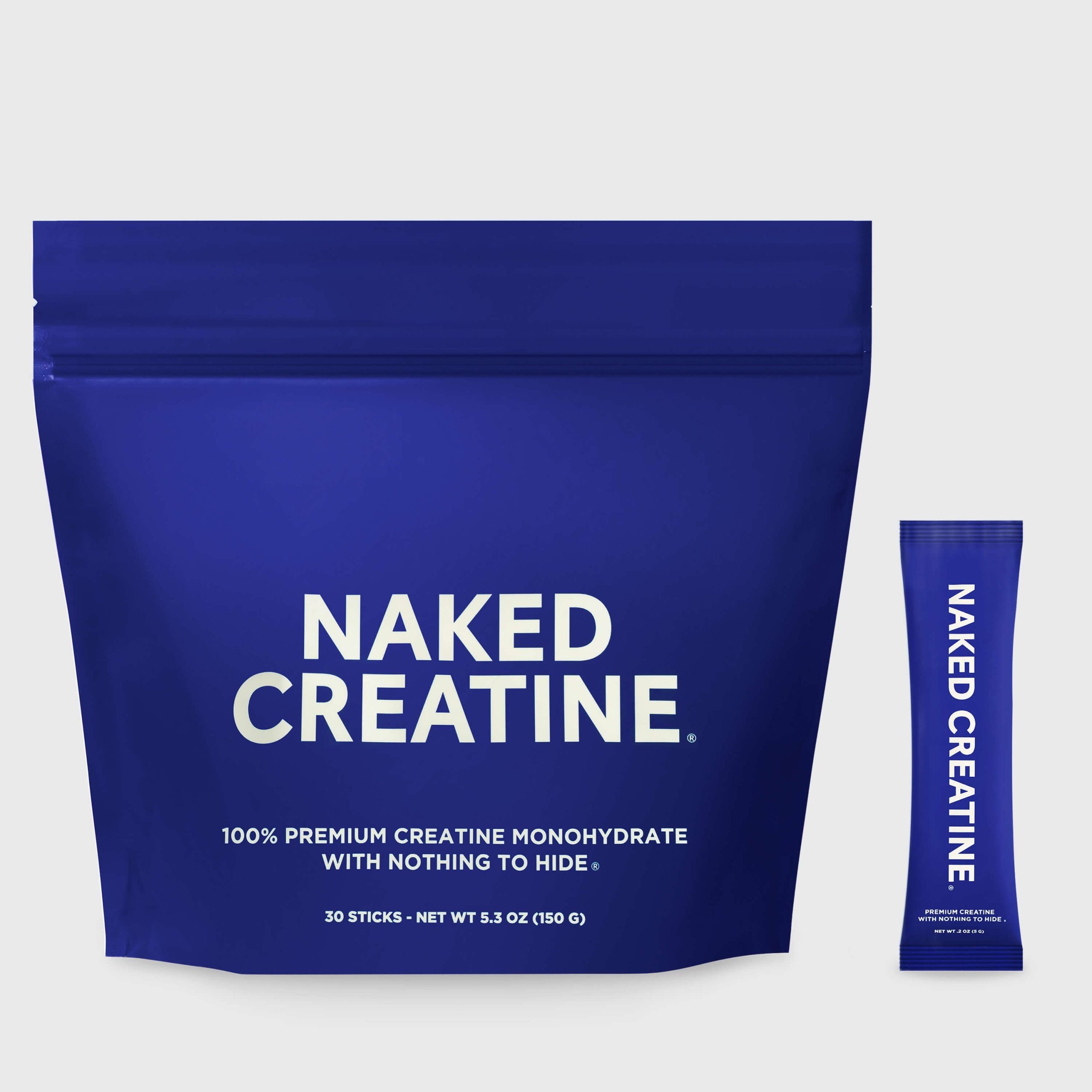 Creatine Travel Packets - Unflavored Sticks for Flexible Active - Nutrition Use