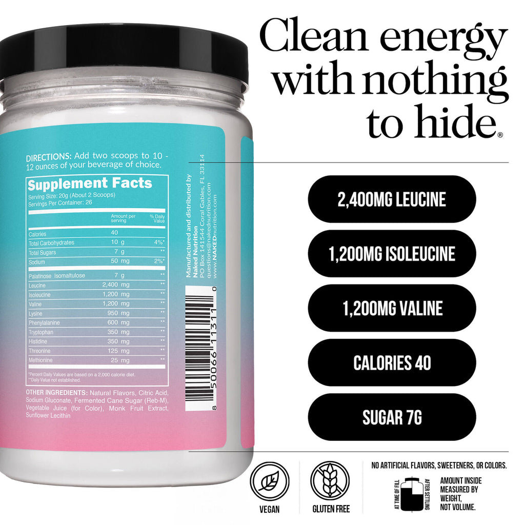 Strawberry Lemonade Essential Amino Acids Supplement - Strawberry EAA for Flexible Active - Nutrition Use