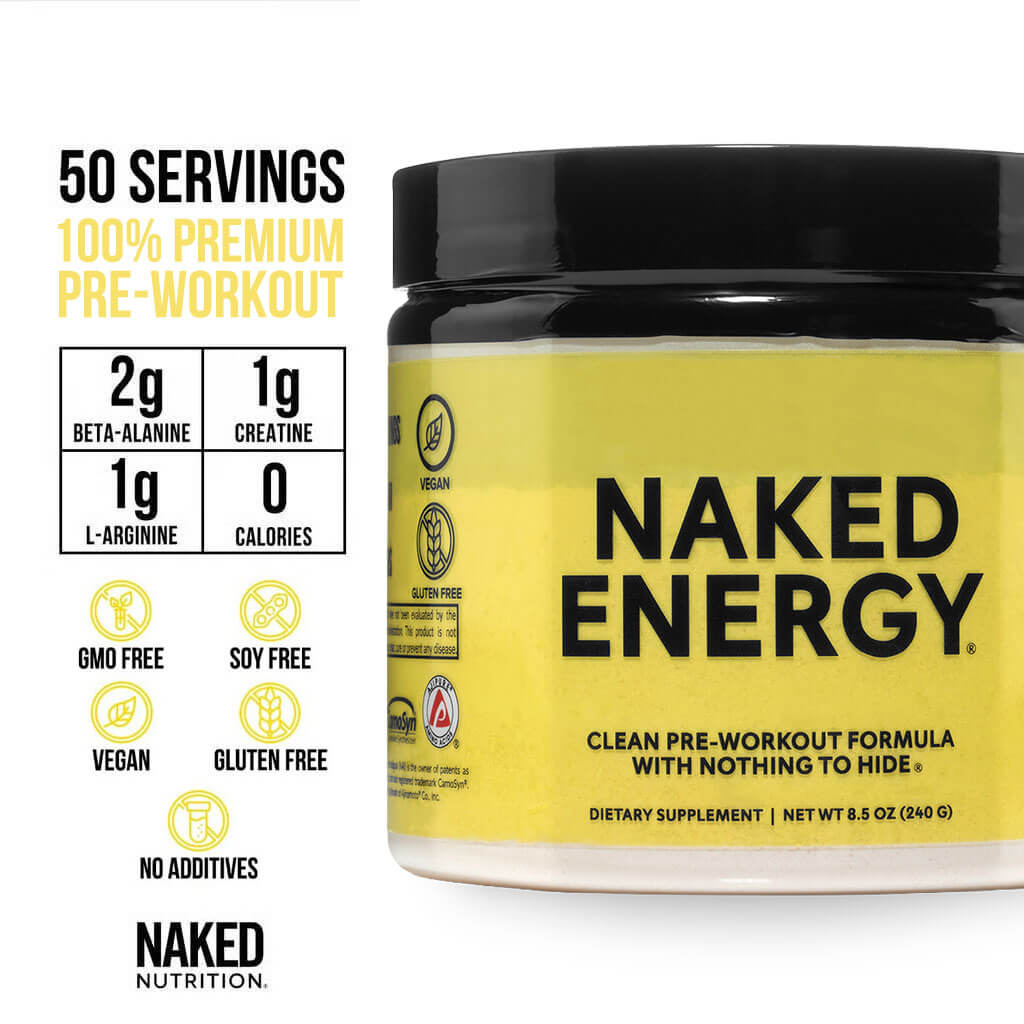 Pre Workout Supplement - Unflavored for Flexible Active - Nutrition Use