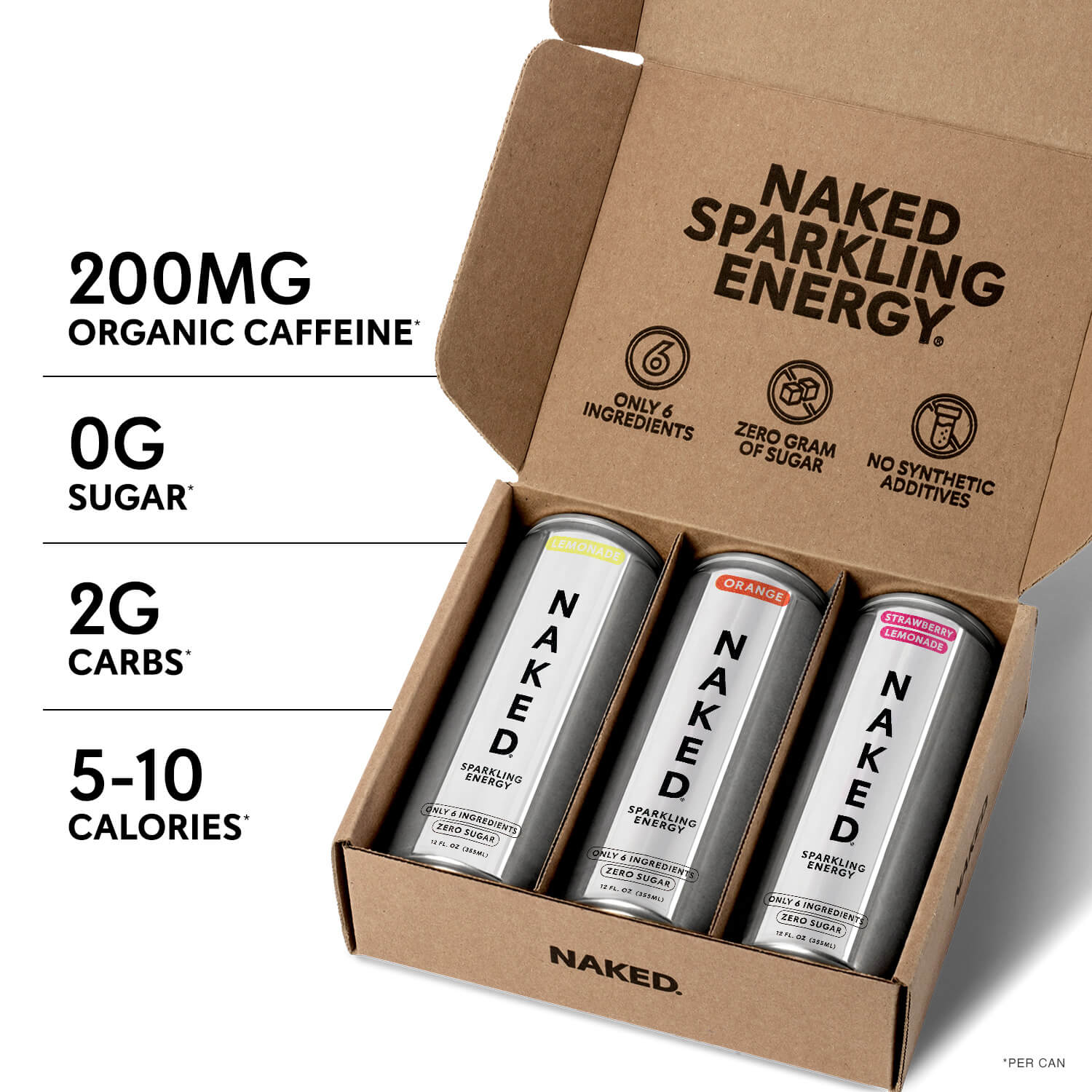 Sparkling Energy Sample Kits - Sample Pack for Easy Daily Protein Drinks