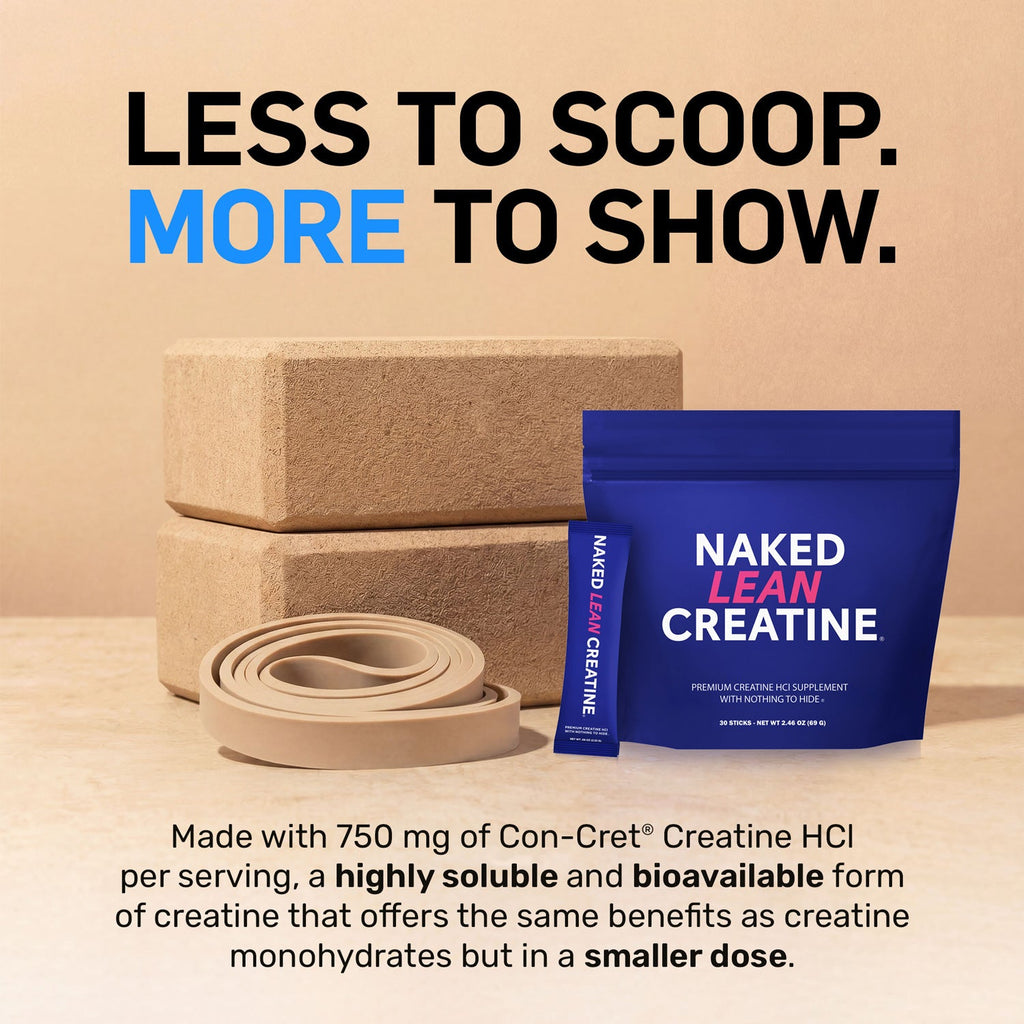 Creatine HCl Travel Packets - Stick Packs for Flexible Active - Nutrition Use