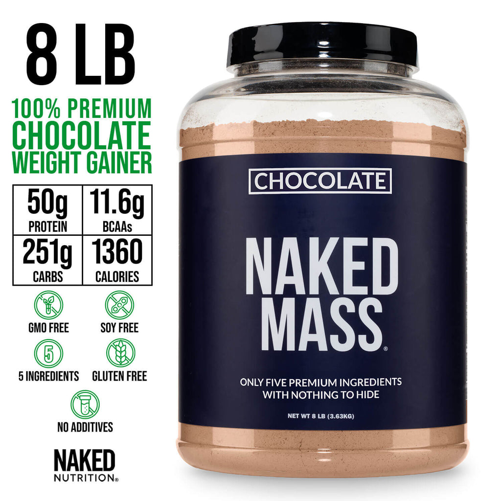 Chocolate Mass Gainer Protein Supplement - Chocolate for Blending into Daily Nutrition Shakes