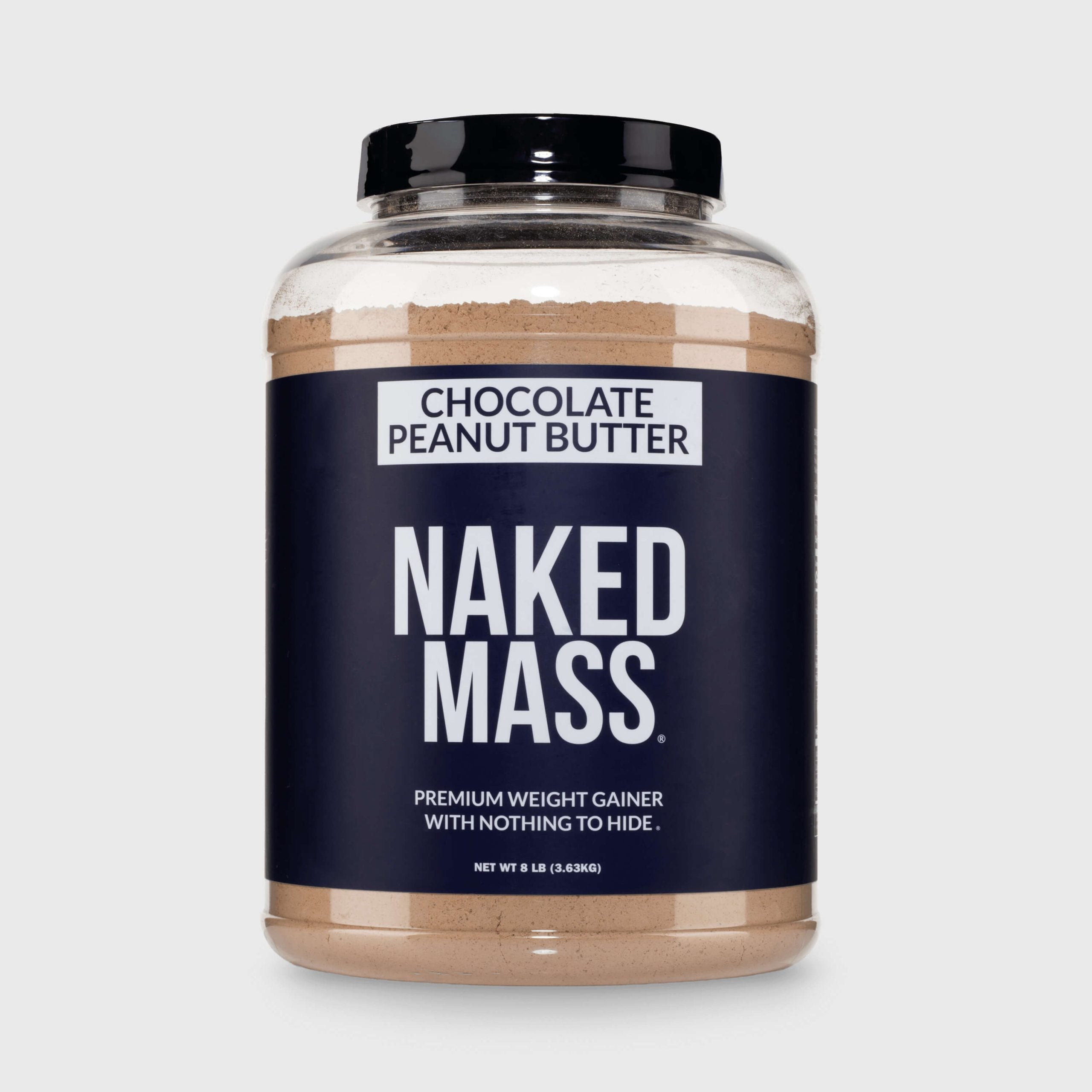 Chocolate Peanut Butter Mass Gainer Protein Supplement - Chocolate PB for Blending into Daily Nutrition Shakes
