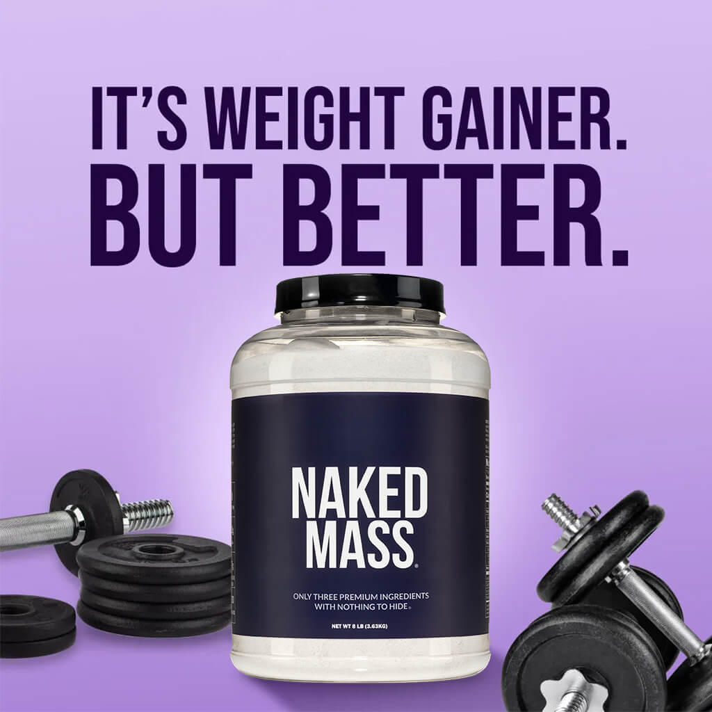Mass Gainer Protein Supplement - Unflavored for Blending into Daily Nutrition Shakes