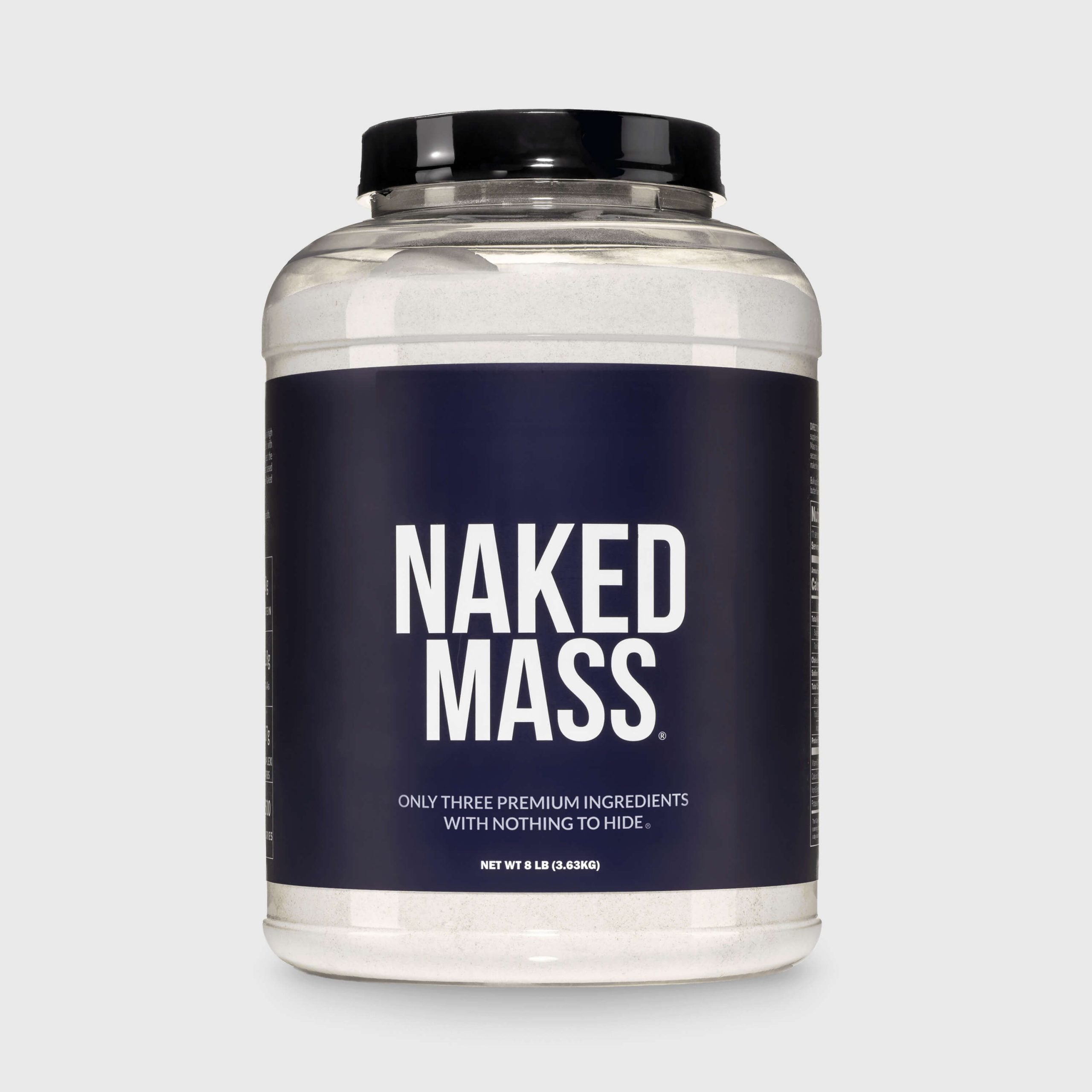 Mass Gainer Protein Supplement - Unflavored for Blending into Daily Nutrition Shakes