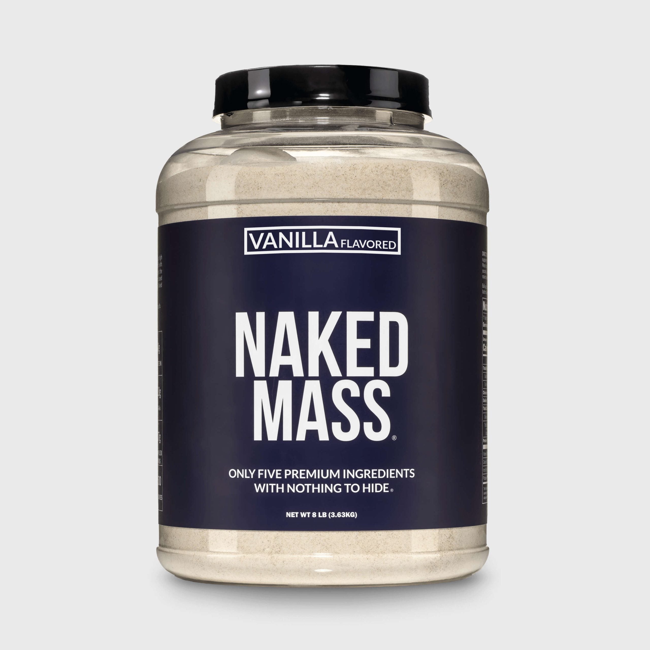 Vanilla Mass Gainer Protein Supplement - Vanilla for Blending into Daily Nutrition Shakes