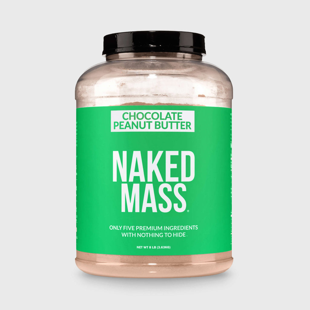 Chocolate Peanut Butter Vegan Mass Gainer Supplement - Chocolate PB (Vegan) for Blending into Daily Nutrition Shakes