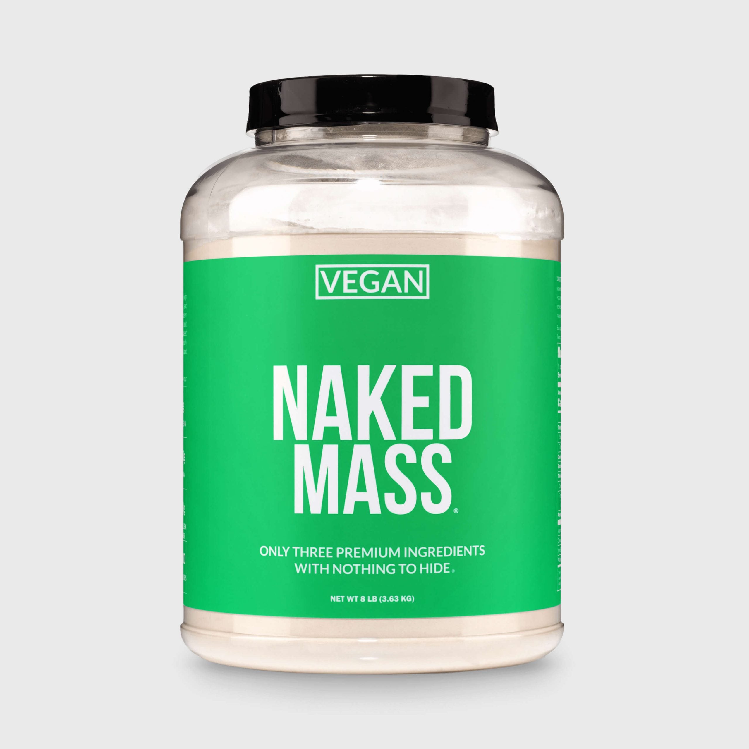 Vegan Mass Gainer Supplement - Unflavored (Vegan) for Blending into Daily Nutrition Shakes