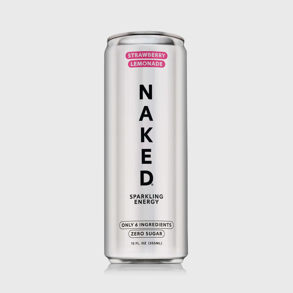 Strawberry Lemonade Naked Sparkling Energy - Strawberry Lemonade for Easy Daily Protein Drinks