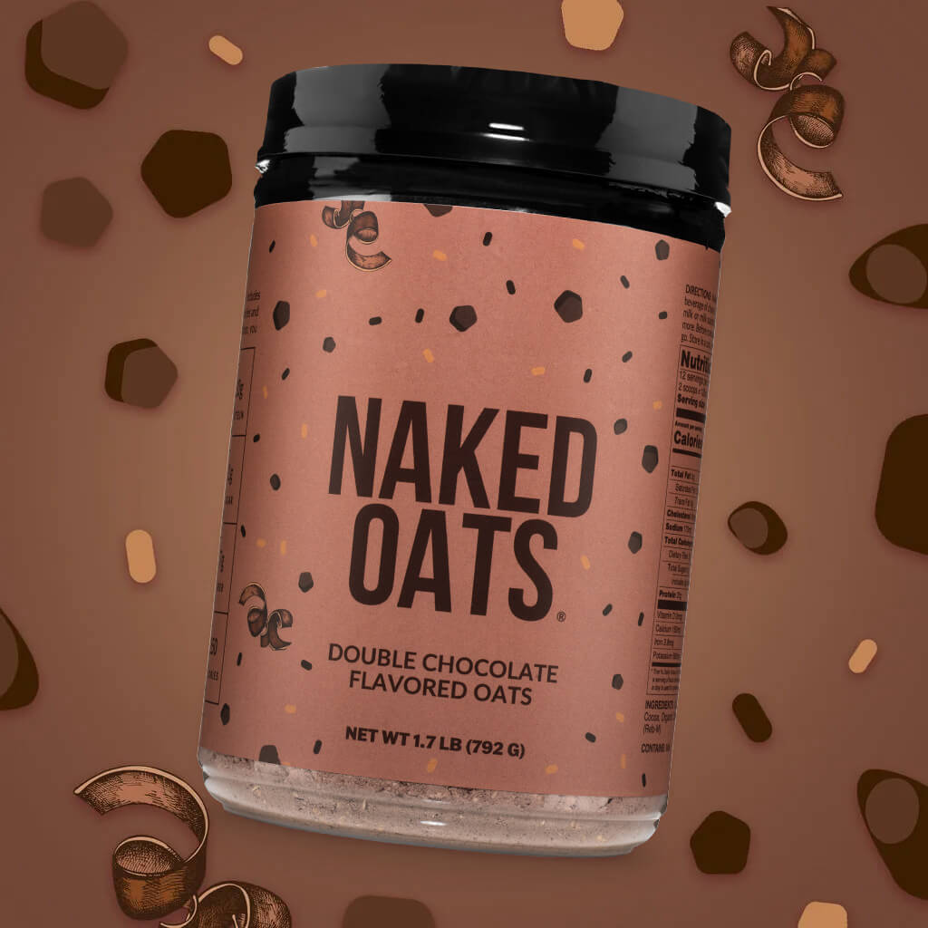 Double Chocolate Protein Oats - Double Chocolate with an Easy - Prep Protein Oat Formula