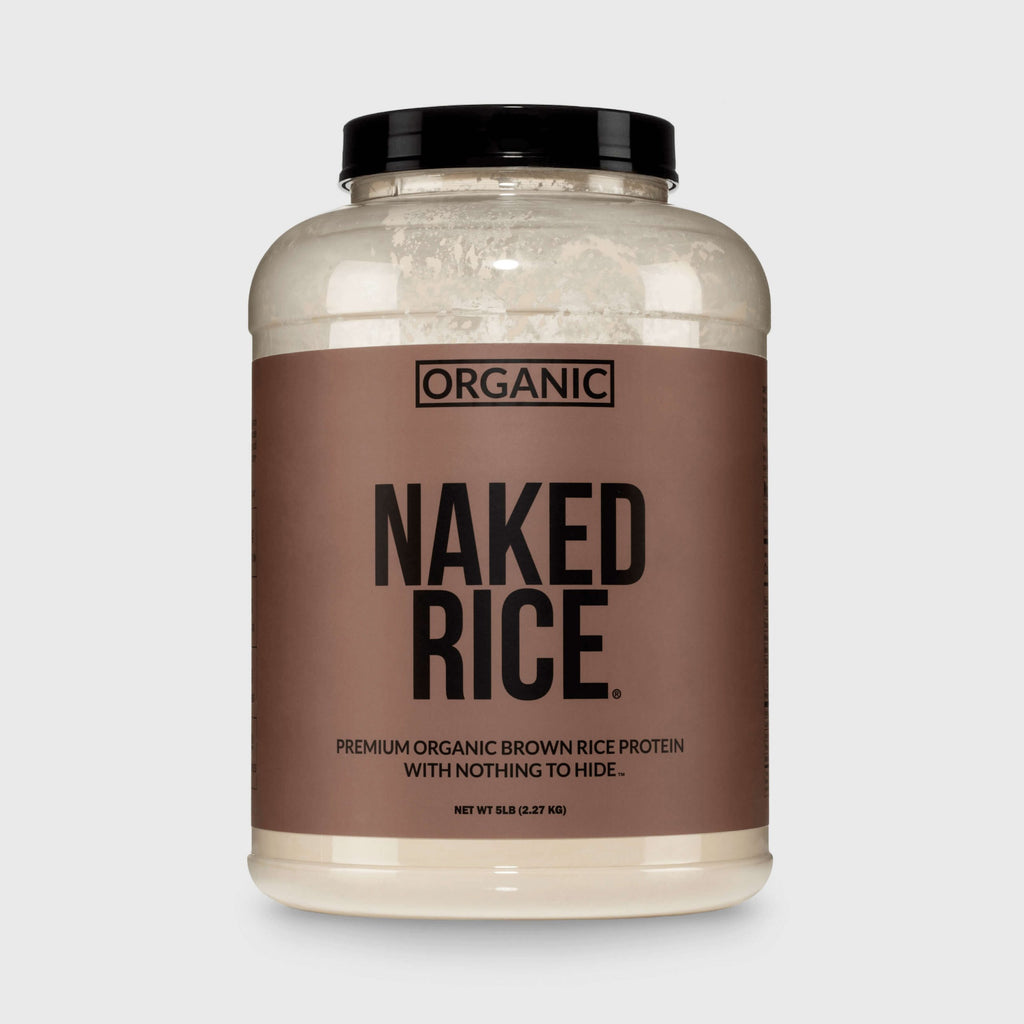 Organic Brown Rice Protein Powder - 5LB Unflavored with a Straightforward Protein Formula