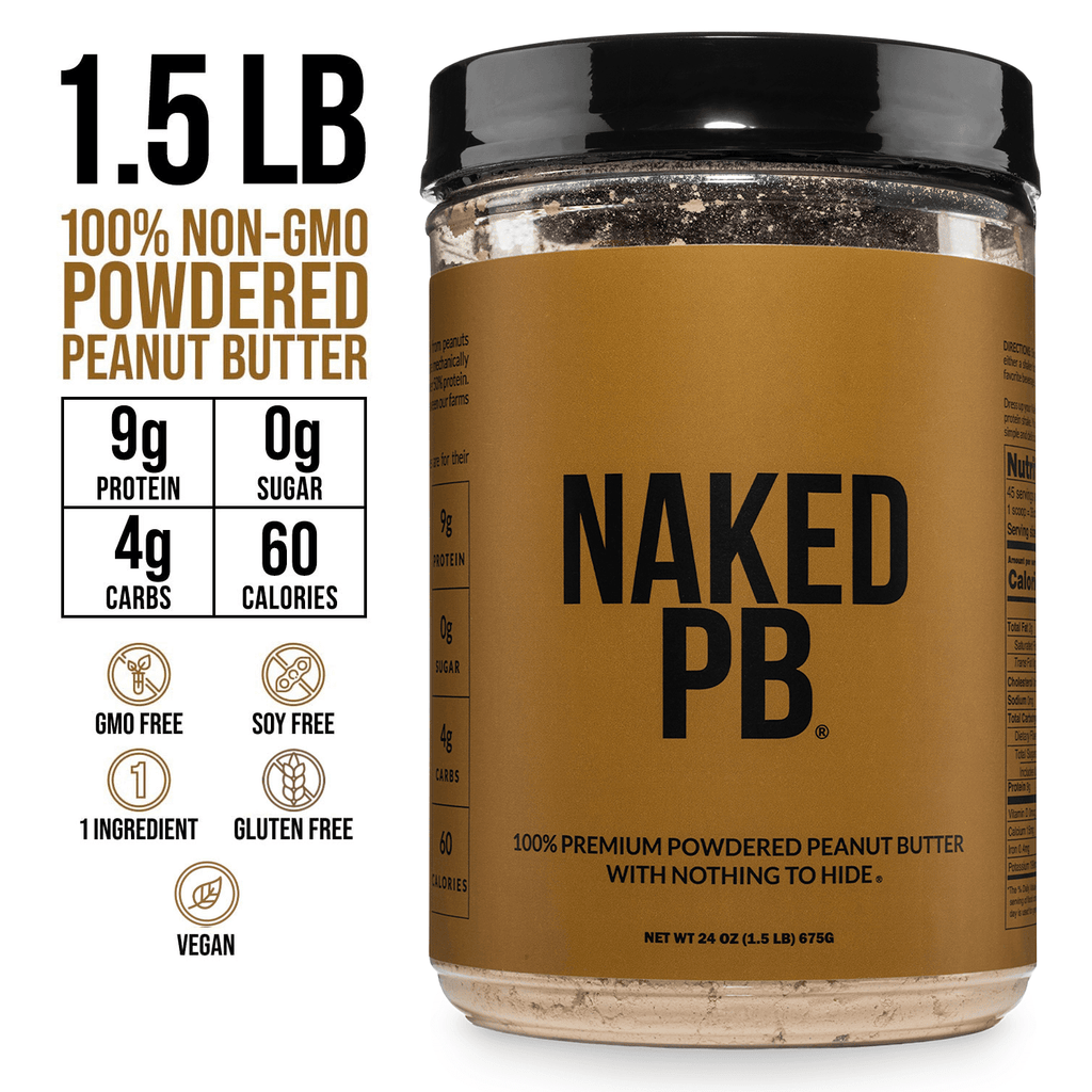 Powdered Peanut Butter - PB - 1.5 LB with a Straightforward Protein Formula