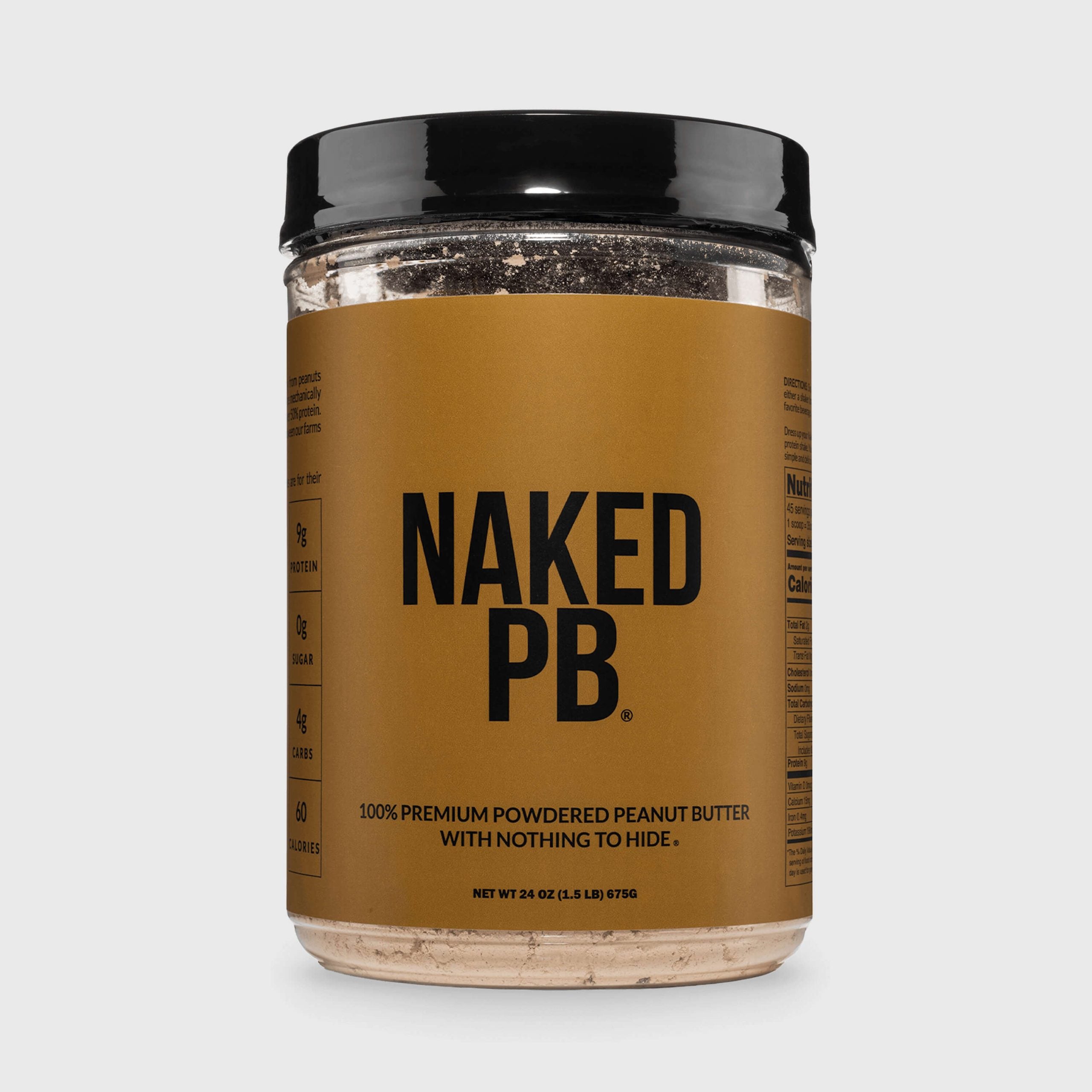 Powdered Peanut Butter - PB - 1.5 LB with a Straightforward Protein Formula