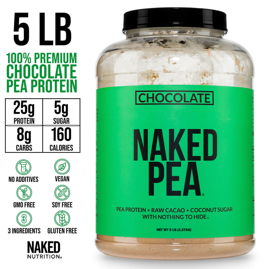 Chocolate Pea Protein Powder - Chocolate - Bulk Size with a Straightforward Protein Formula