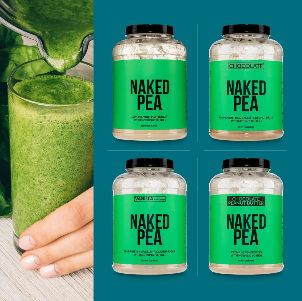 Pea Protein Powder - Unflavored - Standard Size with a Straightforward Protein Formula