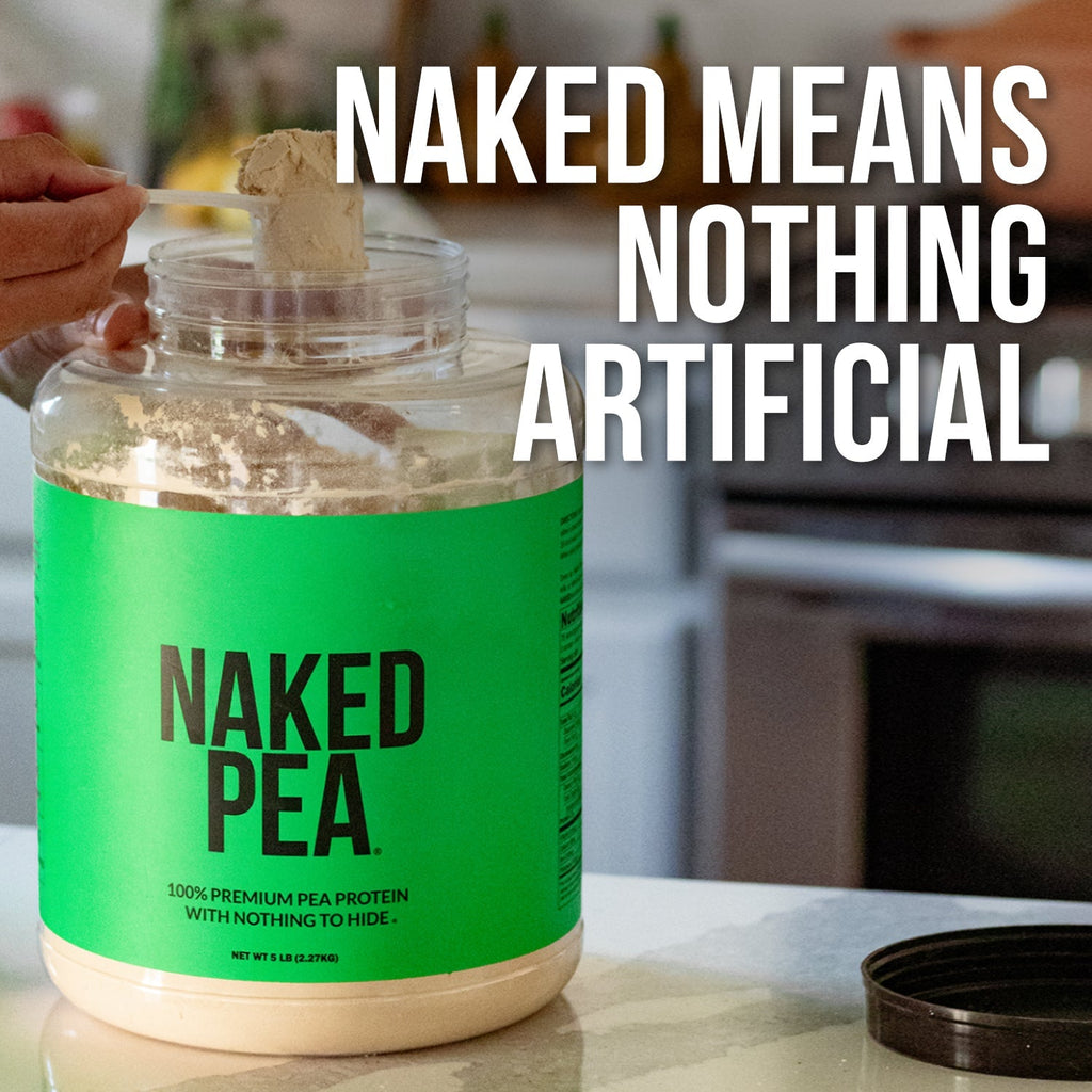 Pea Protein Powder - Unflavored - Standard Size with a Straightforward Protein Formula