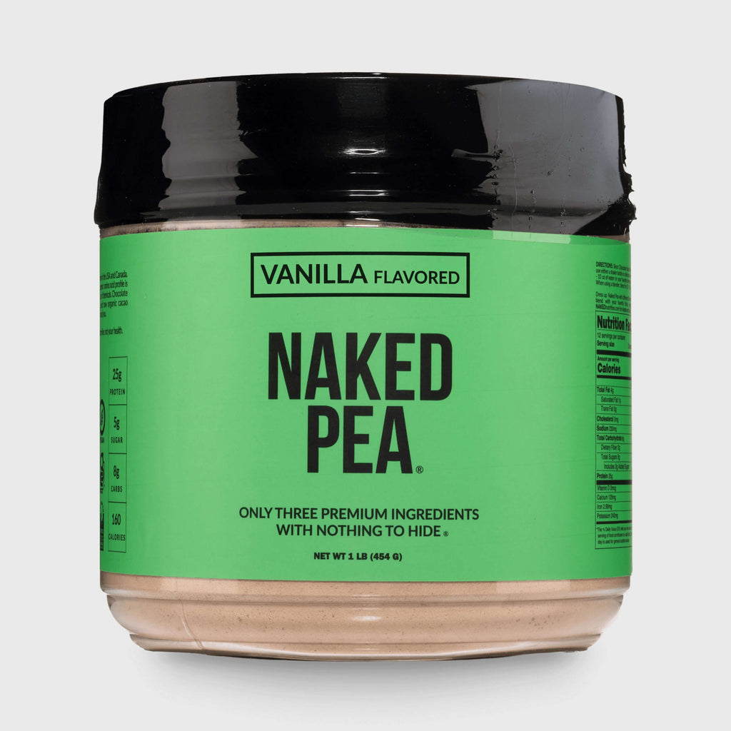 Vanilla Pea Protein Powder - Vanilla - Compact Size with a Straightforward Protein Formula