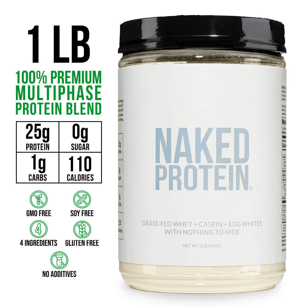 Protein Powder Blend - 1LB Egg Whey and Casein Protein Blend - 1LB with a Straightforward Protein Formula