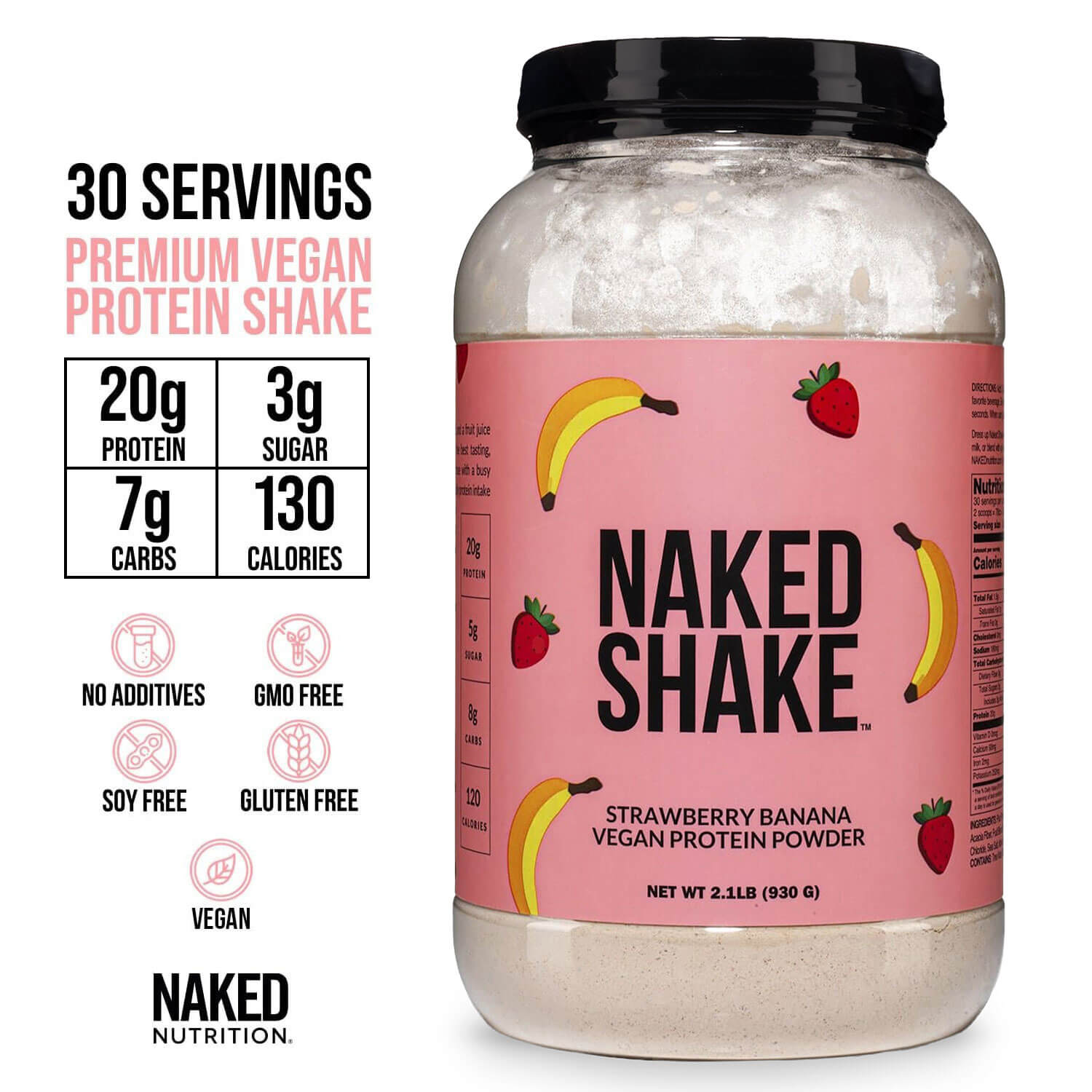 Strawberry Banana Protein Shake - Strawberry Banana for Easy Daily Protein Drinks