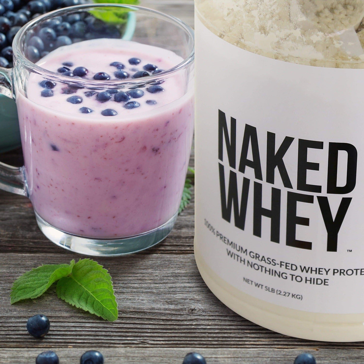 Strawberry Whey Protein Powder - Strawberry - Value Size with a Straightforward Protein Formula