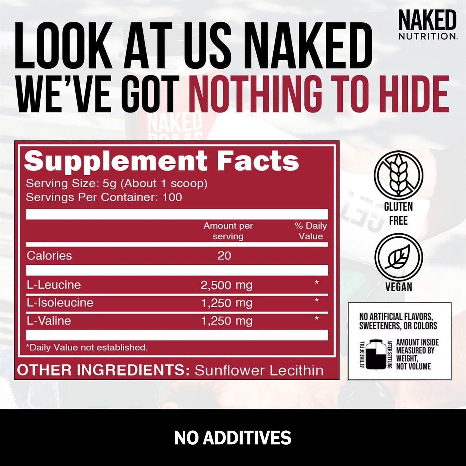 Branched Chain Amino Acids - Branched Chain Amino Acids for Flexible Active - Nutrition Use
