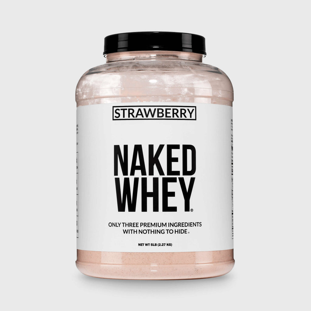 Strawberry Whey Protein Powder - Strawberry - Value Size with a Straightforward Protein Formula