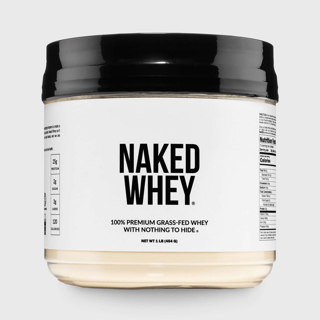 Grass Fed Whey Protein Powder - Unflavored - Compact Size with a Straightforward Protein Formula