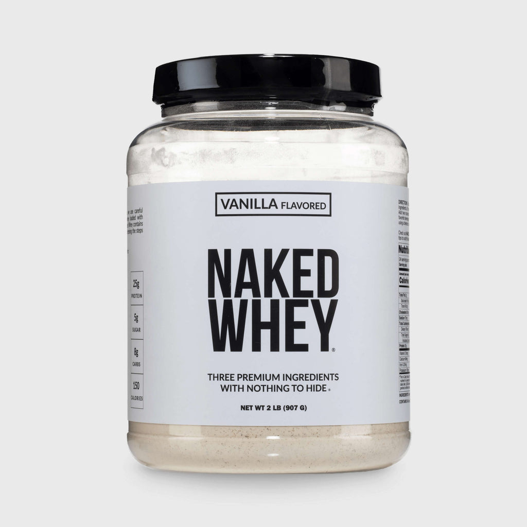 Vanilla Whey Protein Powder - Vanilla - Standard Size with a Straightforward Protein Formula